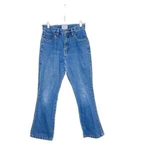 Vtg CAROLINA BLUES Women's‎ High Waisted Medium Wash Boot Cut Jeans 90's Sz 6